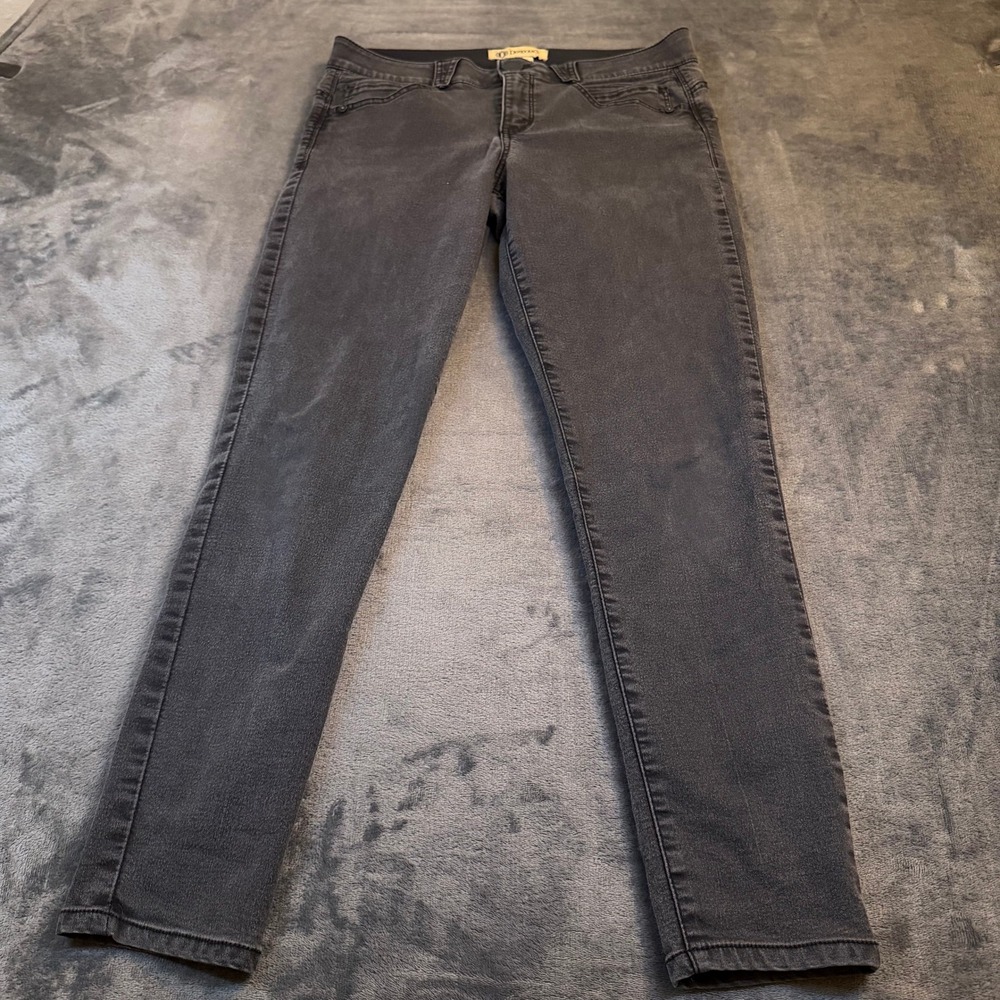 Democracy‎ Absolution Skinny Jeans Womens Size 10 Gray Stretch Tummy Control